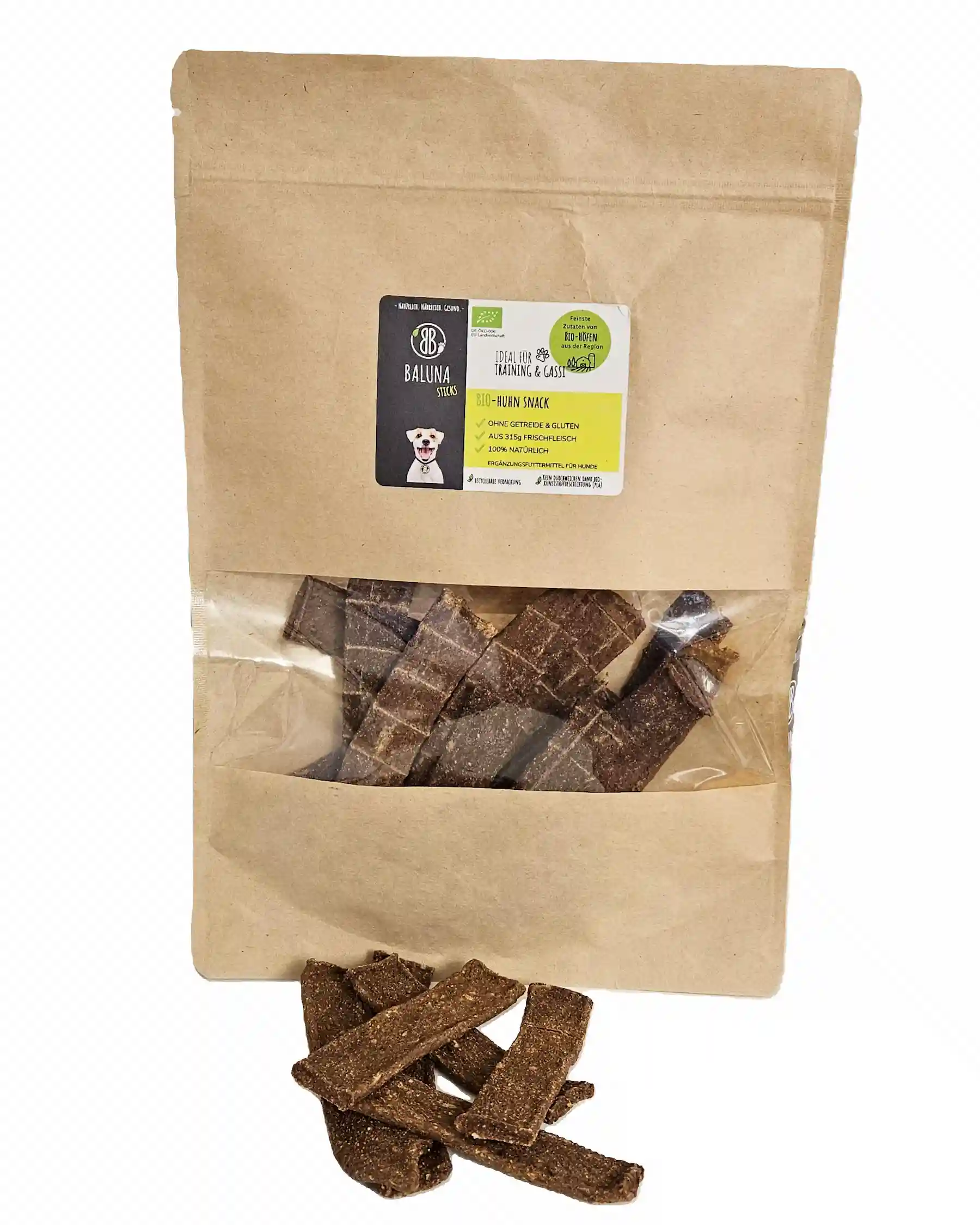 Thumbnail 4: Baluna Bio-Huhn-Snack 250g