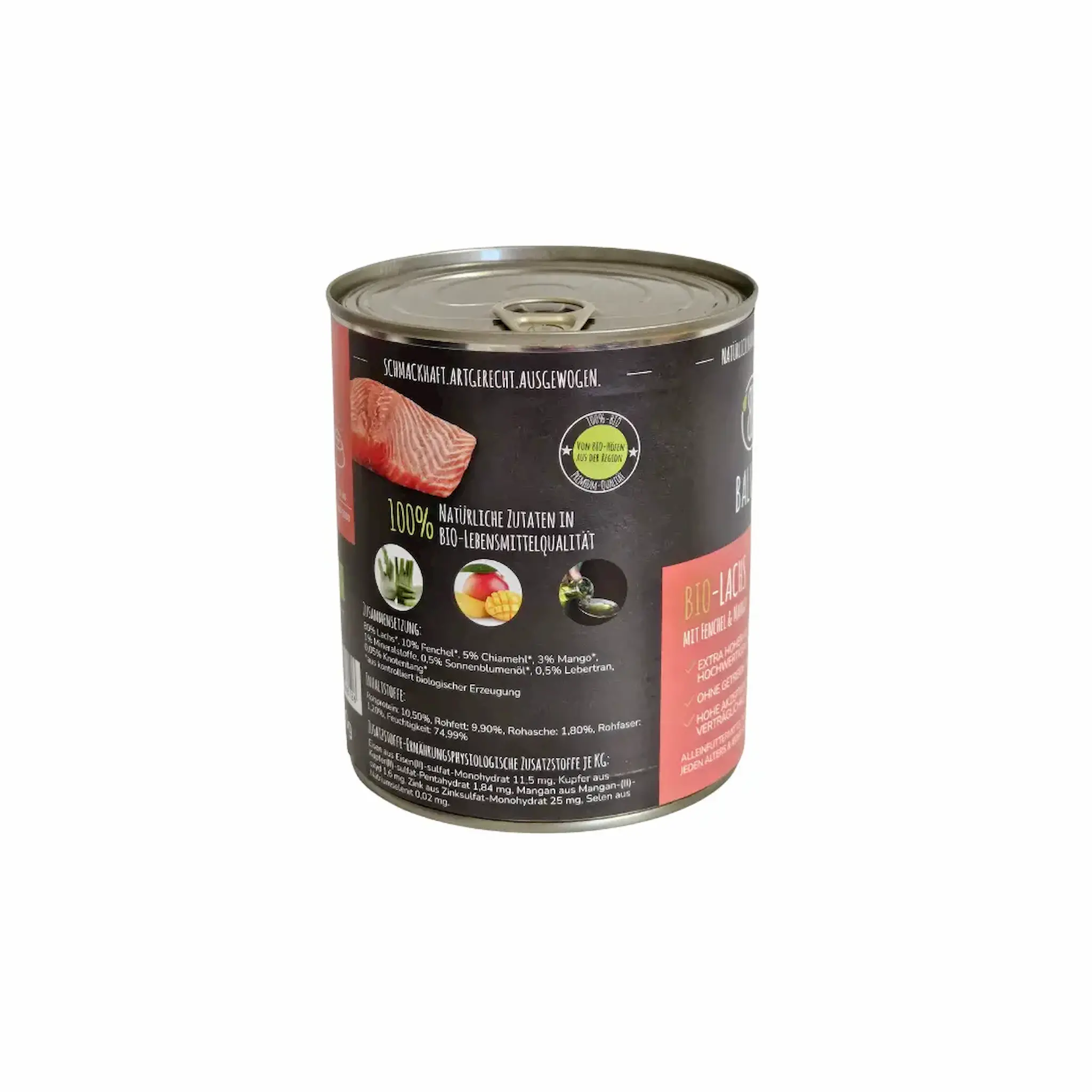 Thumbnail 3: Baluna Bio-Lachs mit Fenchel & Mango 800g