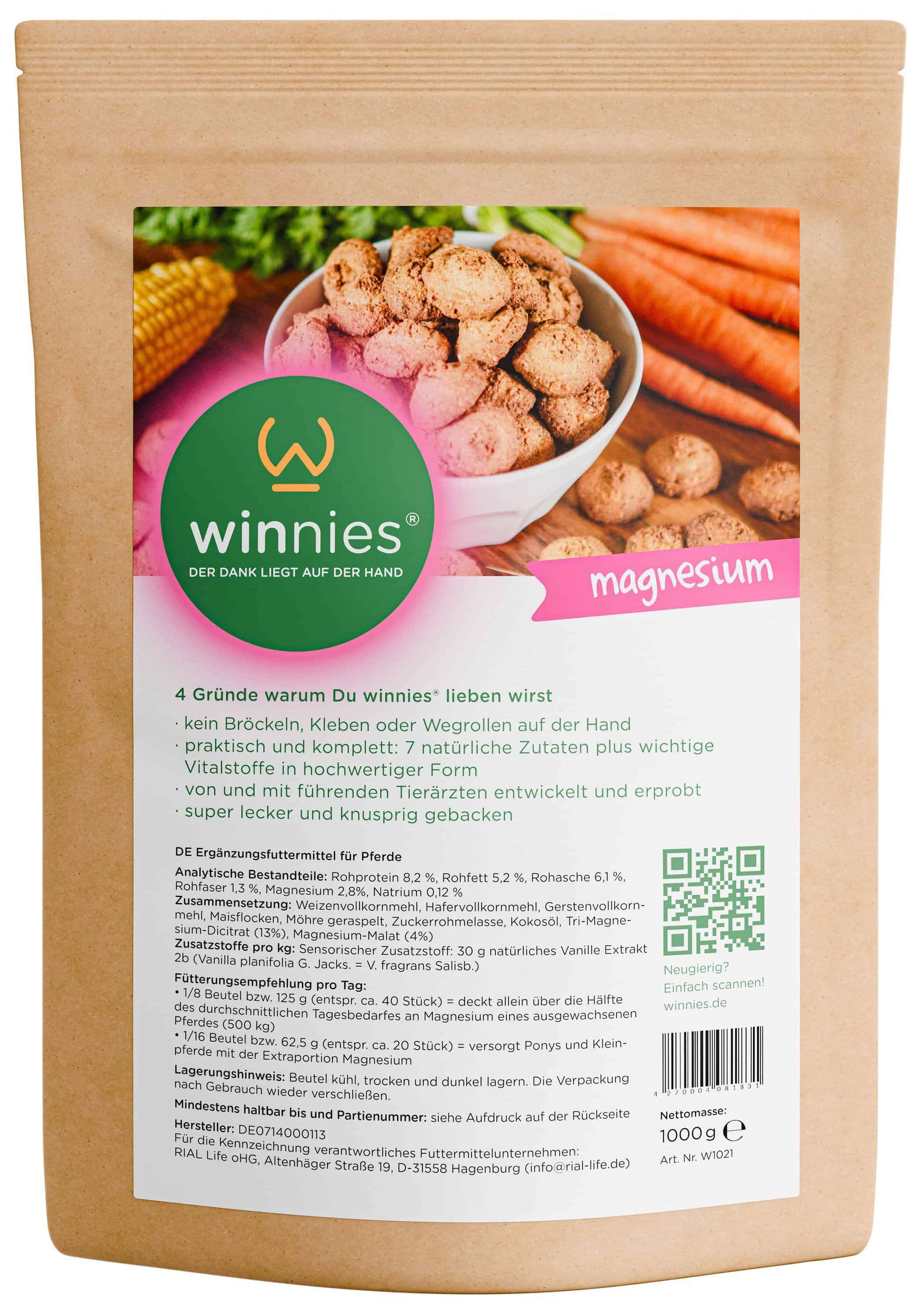 Thumbnail 1: winnies® winnies® magnesium - 1kg Dosierhilfe