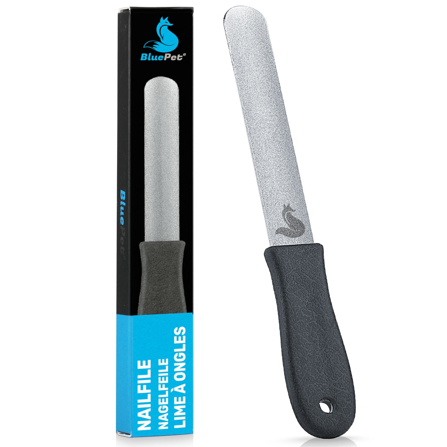 Produktbild von Krallenfeile 12cm Nagelfeile für Tiere: Begradigen, Abrunden & Entgraten nach dem Kürzen - Entfernt scharfe Kanten: Als Ergänzung zur Krallenschere
