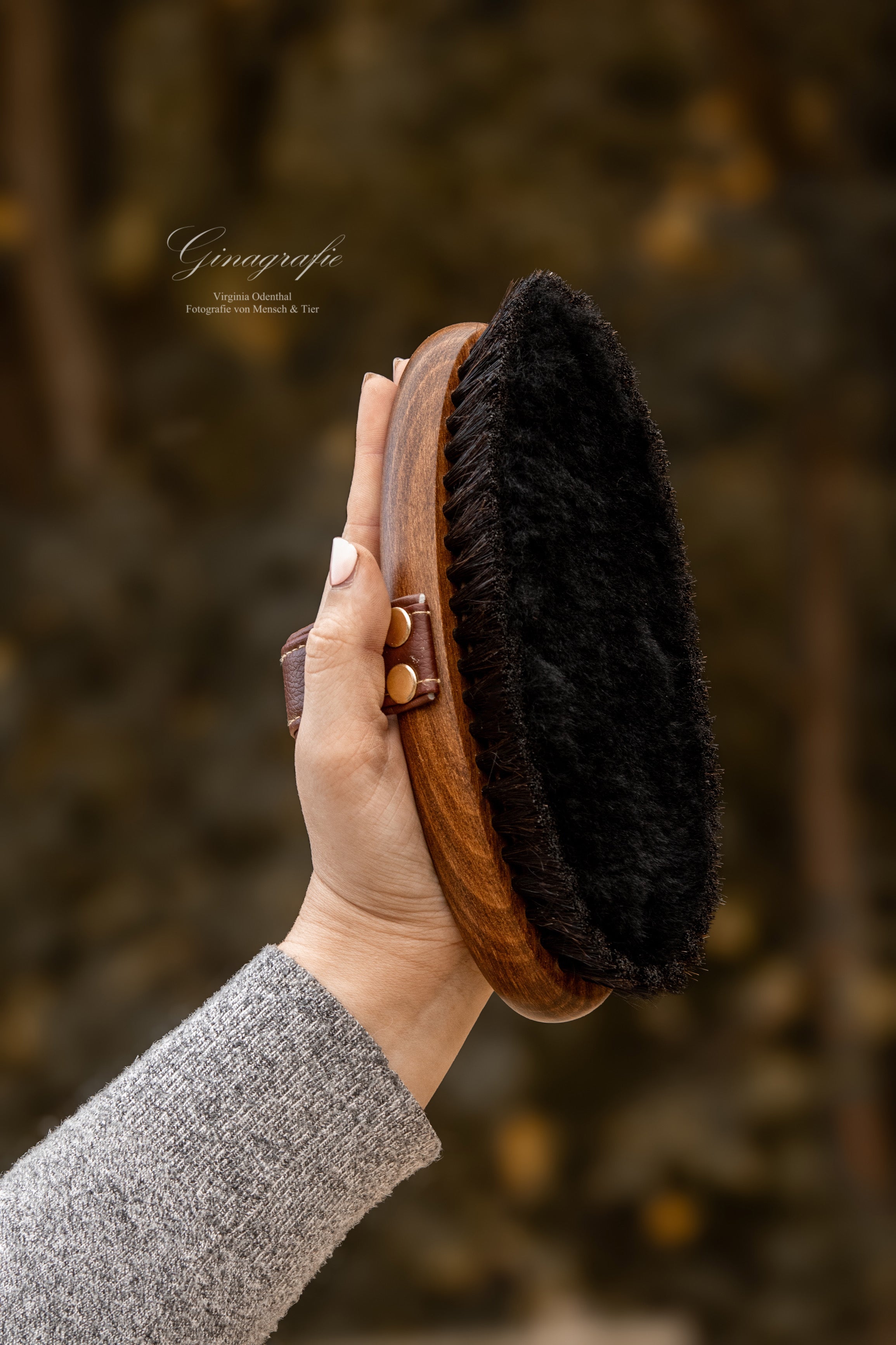 Thumbnail 7: Equimour Schafwoll-Glanzbürste "FREDO"