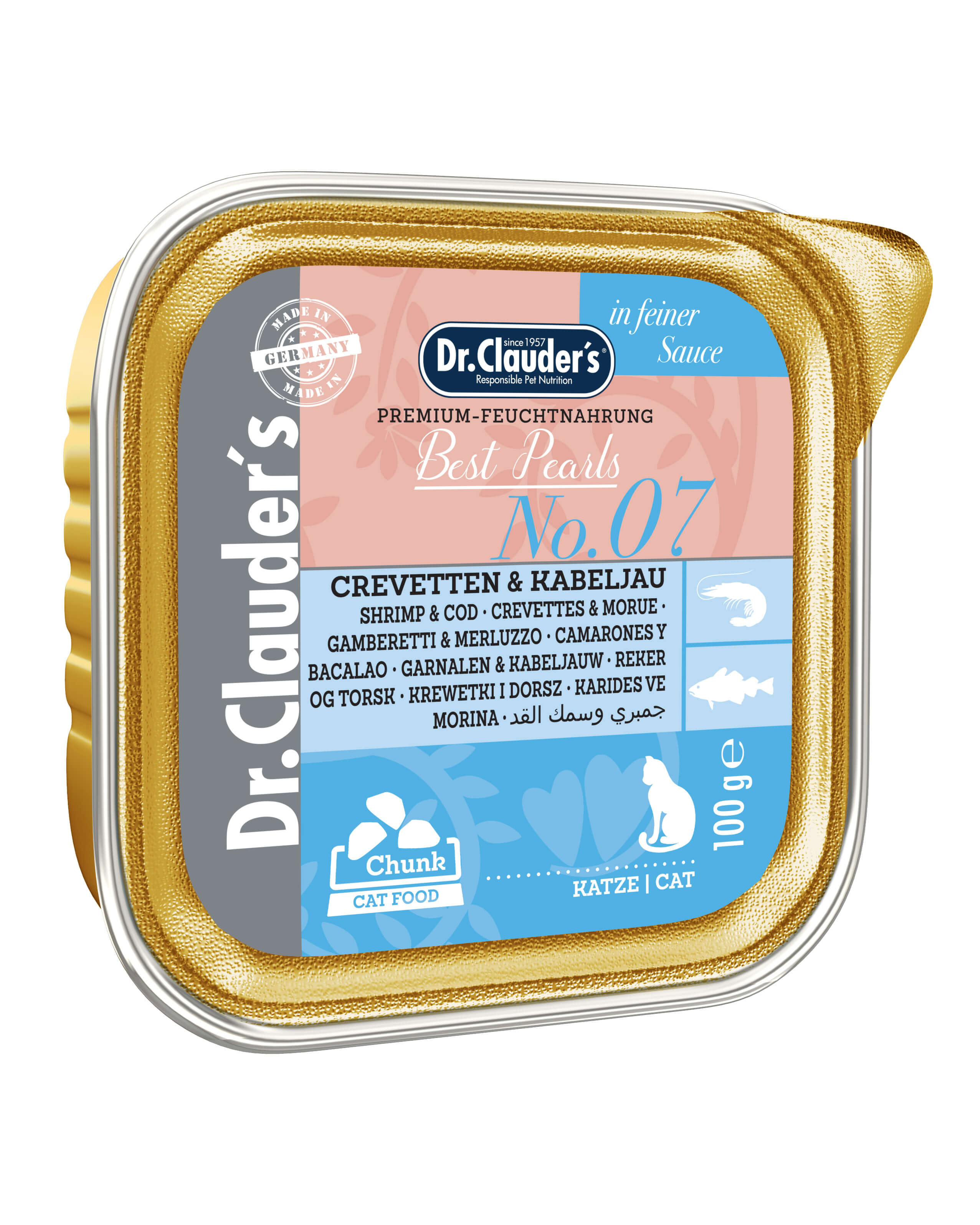 Bild 1 von 1: Dr.Clauder’s Dr.Clauder's Best Pearls No. 07 Crevetten & Kabeljau 100g