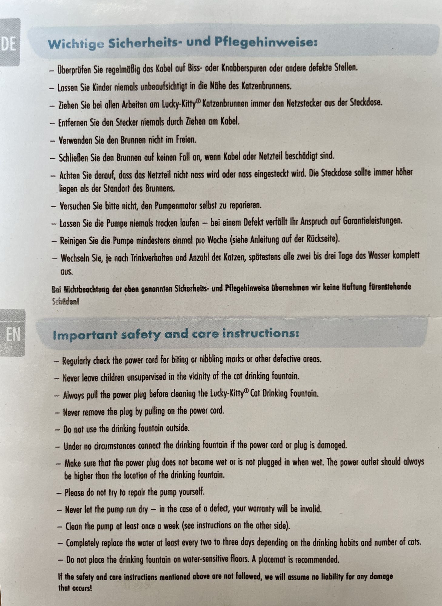 Thumbnail 3: Lucky-Kitty Lucky-KittyMikro-Pumpe USB mit Adapter