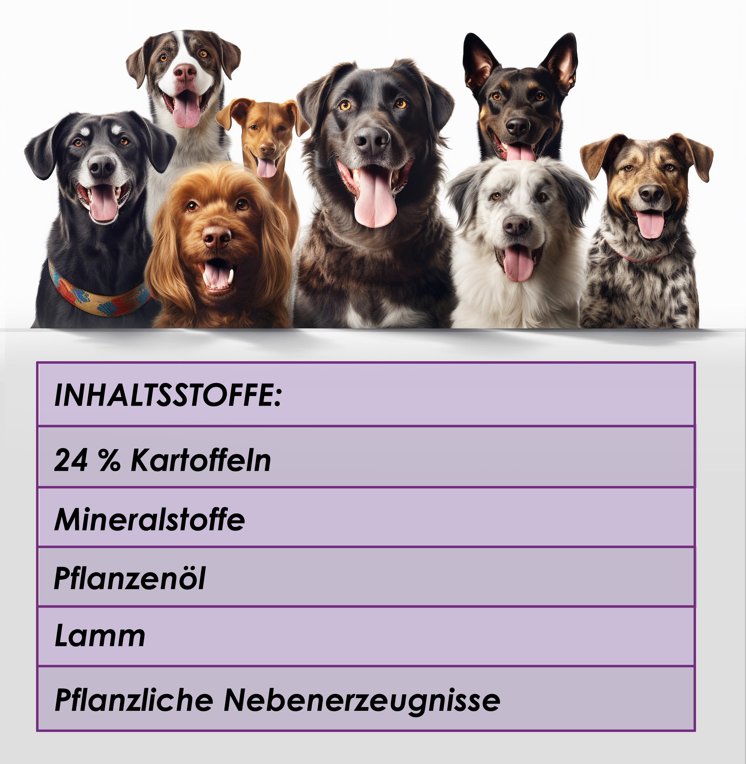 Thumbnail 6: 123… Hund dabei! Kaurollen XXL Lamm+Kartoffel getreidefrei
