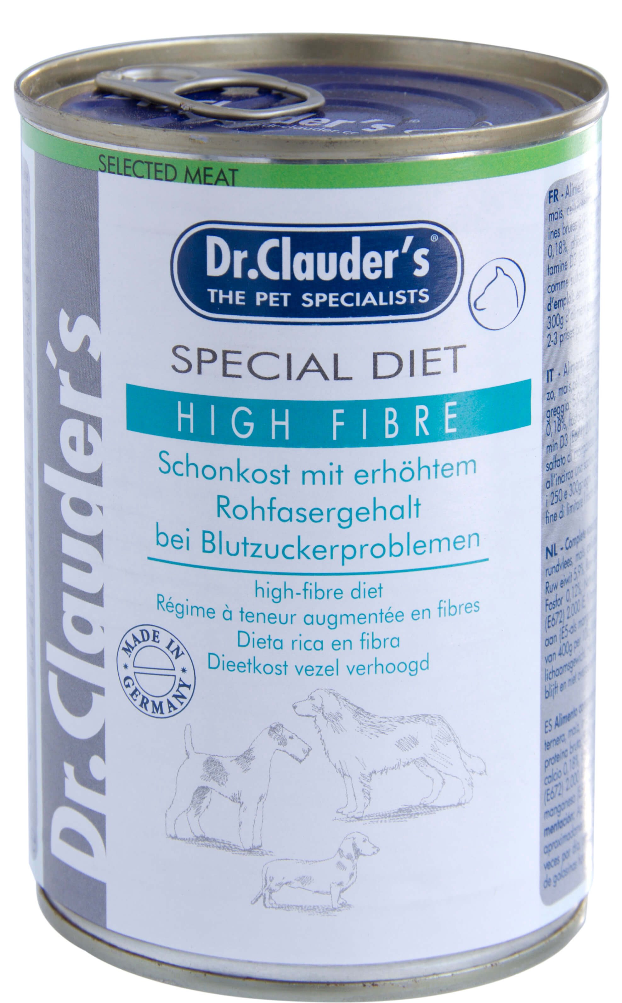 Bild 1 von 1: Dr.Clauder’s Special Diet High Fibre 400g