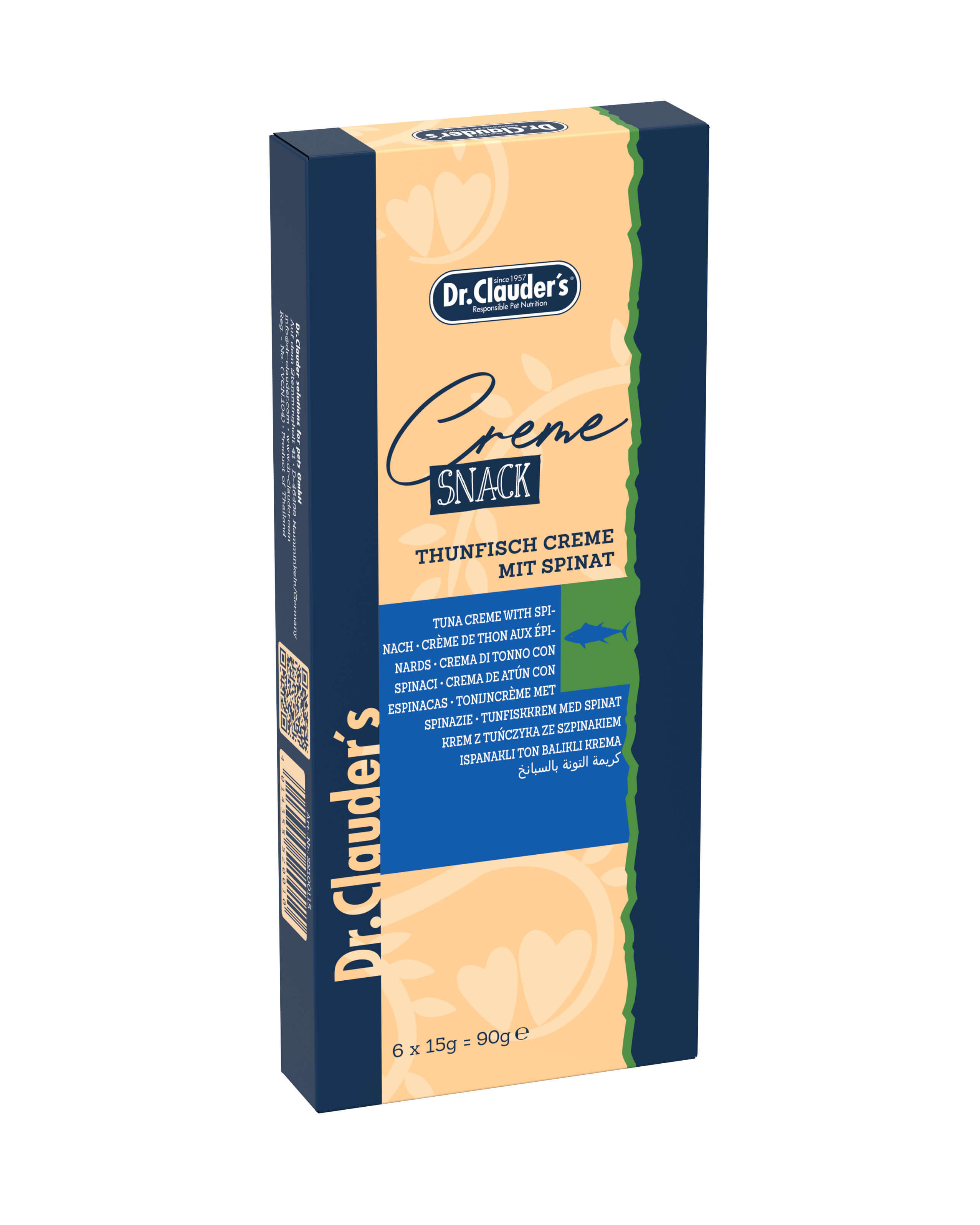 Thumbnail 2: Dr.Clauder’s Thunfisch Creme mit Spinat 90g