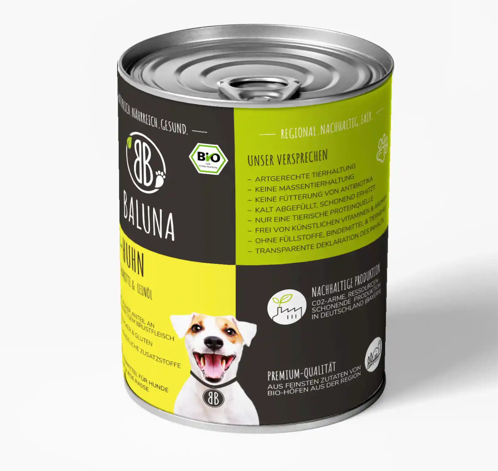 Thumbnail 2: Baluna Bio-Huhn mit Reis, Karotte & Leinöl 800g