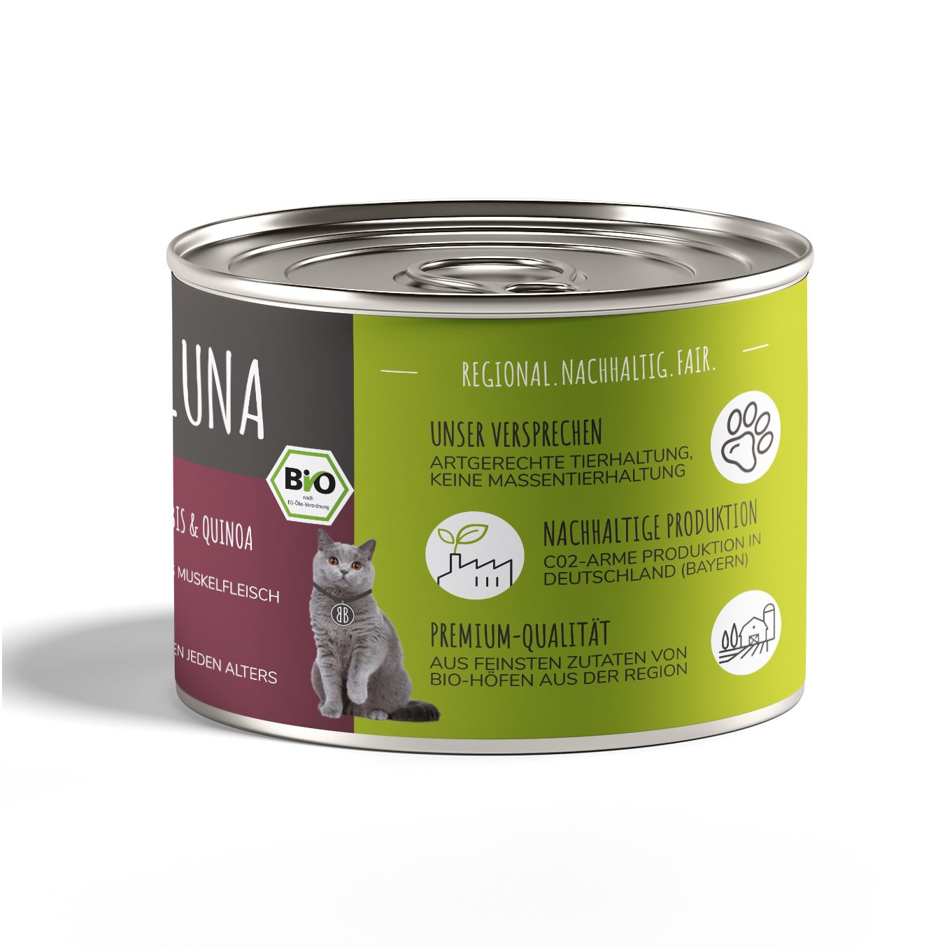 Thumbnail 3: Baluna Bio-Rind mit Kürbis & Quinoa 6x200g