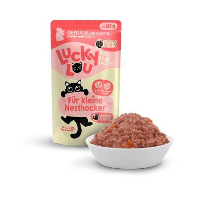 Thumbnail 3: Lucky Lou® Lucky Lou® Lifestage Kitten Geflügel 125g