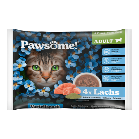 Pawsome!® Pawsome!® Adult Lachs 85g 4er Flowpack