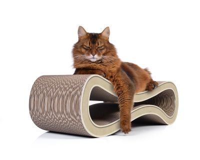 cat-on CAT RACER M Design Kratzmöbel, hellbeige (005f)