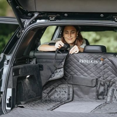 Thumbnail 4: Rudelkönig Kofferraumschutz Hund mit Ladenkantenschutz Universal Hundedecke Auto