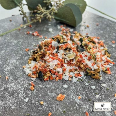 Thumbnail 1: Paws & Patch GARTEN MENÜ Nr. 1 für Hunde 500g - Reis, Karotte, Zucchini, Apfel, Blütenpollen, Petersilie