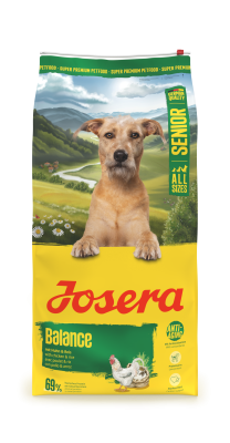 Josera Senior Balance, fett- und eiweißreduziertes Trockenfutter für ältere Hunde, 12,5kg