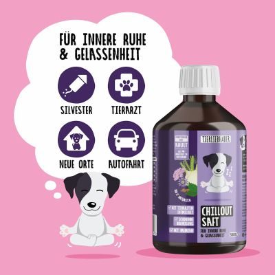 Thumbnail 4: Tierliebhaber Chilloutsaft für Hunde - Natürliche Beruhigungshilfe für Hunde