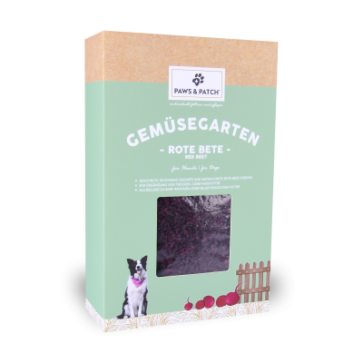 Thumbnail 1: Paws & Patch ROTE BETE STREIFEN für Hunde 800g