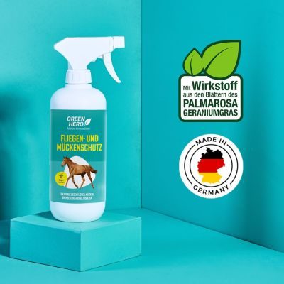 Thumbnail 3: Greenhero Bremsen-Ex schützt das Pferd vor Insekten