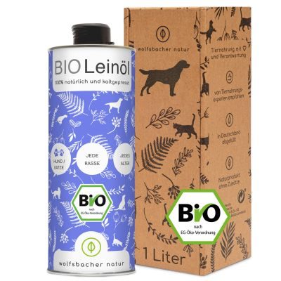 Wolfsbacher Natur Bio Leinöl 1 Liter