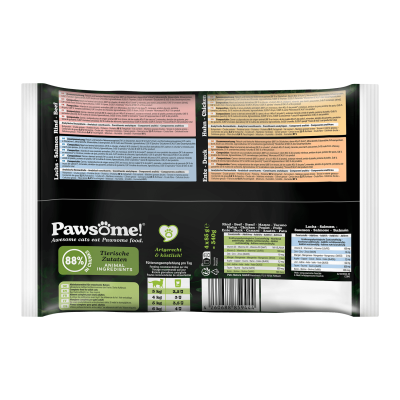 Thumbnail 2: Pawsome!® Pawsome!® Adult 85g 4er Mixpack