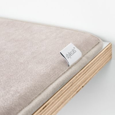 Thumbnail 9: stylecats® Kratzwand Relex 3 Liegeflächen Sisal beige Cozy beige, 70 x 37,5 x 120 cm