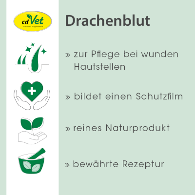 Thumbnail 8: cdVet Drachenblut 20 ml – Natürliches Harz (Sangre de Drago) zur Hautpflege bei Tieren