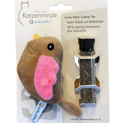 Thumbnail 3: Lucky-Kitty Vogel "Natur Pur" mit Katzenminze (Nachfüllbar!)