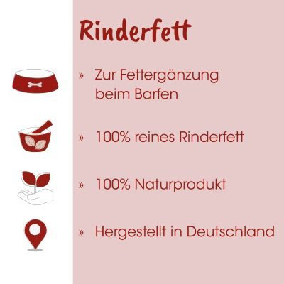 Thumbnail 7: Fit-BARF® Rinderfett 500 ml – Reines tierisches Fett zur Ergänzung bei BARF