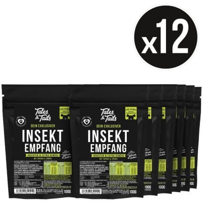 Thumbnail 1: Tales & Tails InSektempfang Softtrockenfutter - Probe 12er Paket