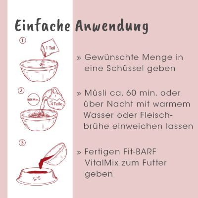 Thumbnail 4: Fit-BARF® VitalMix 450 g – Ergänzungsfuttermittel für Hunde & Katzen auf natürlicher Basis