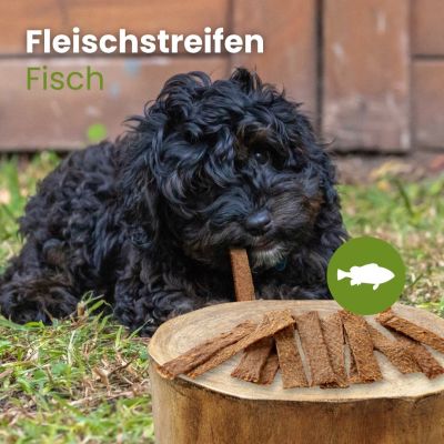 Thumbnail 3: kauartikel.com Fisch-Fleischstreifen - Hunde-Kauartikel - Hunde-Snack - Kausnack - Fisch-Leckerli