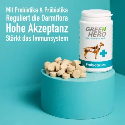 Thumbnail 2: Greenhero GreenHero® Probioticum für Hunde 120 Tabletten zur Darmsanierung und Darmpflege