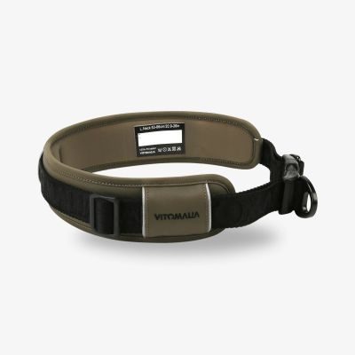 Thumbnail 3: Vitomalia Reflektierendes Hundehalsband Khaki XL