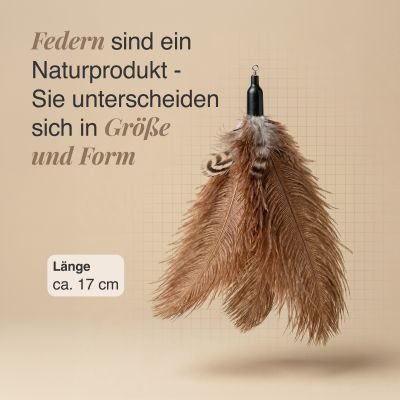 Thumbnail 7: SCHLITZOHR Katzenangel Ersatzfedern 5er Strauß