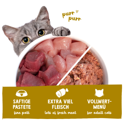 Thumbnail 4: Sanabelle Sanabelle Nassfutter mit Ente & Huhn für Katze – 400g