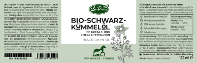 Thumbnail 7: LaPura PetVet - LaPura Bio-Schwarzkümmelöl für Hunde und Pferde - Nahrungsergänzung - Futterergänzung - BARF-Zusatz