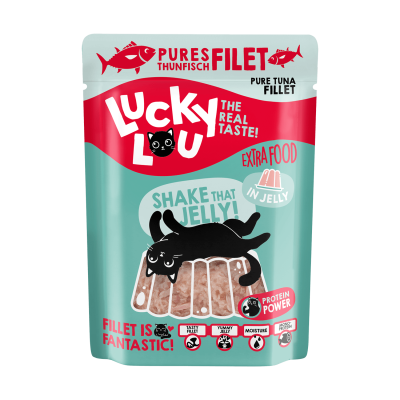 Lucky Lou® Lucky Lou® Extra Food Thunfischfilet in Gelee 70g Pouch