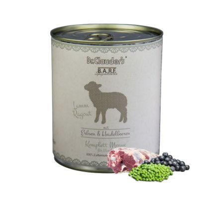 Dr.Clauder’s Dr.Clauder´s B.A.R.F. Komplett Menue Lammragout 800g