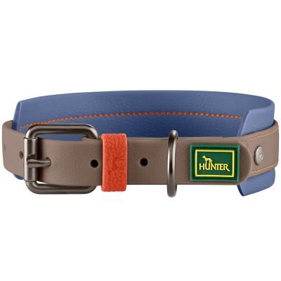 HUNTER Halsband Havanna Mini XS-S (35), taupe/rauchblau