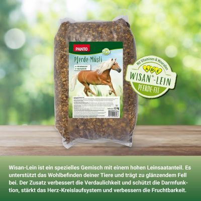 Thumbnail 5: PANTO Pferdemüsli mit Wisan-Lein 15kg