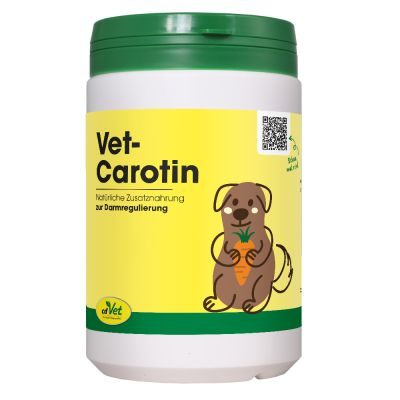 cdVet VetCarotin 720 g – Natürliches Karottengranulat für Hunde, Katzen & andere Heimtiere