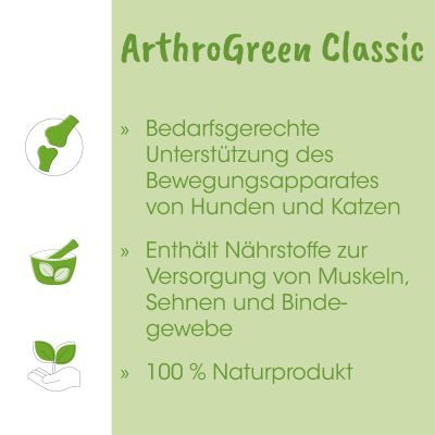 Thumbnail 6: cdVet ArthroGreen Classic 25 g - Natürliches Ergänzungsfuttermittel für Katzen und Hunde