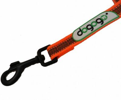 Thumbnail 2: dogogo Führleine gummiert verstellbar orange