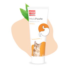 PHA PetVet - PHA MalzPaste für Katzen  - 100 ml - Nahrungsergänzung - Futterergänzung