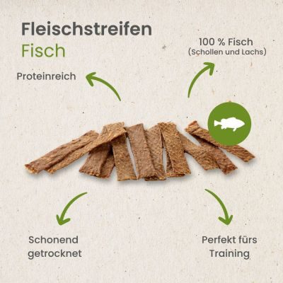 Thumbnail 5: kauartikel.com Fisch-Fleischstreifen - Hunde-Kauartikel - Hunde-Snack - Kausnack - Fisch-Leckerli