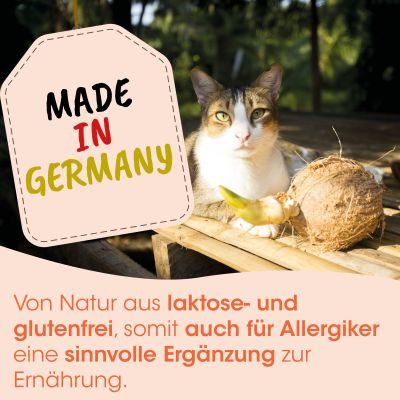 Thumbnail 3: cdVet Singulares Bio-Kokosraspeln 250 g für Hunde & Katzen – 100 % Kokosfruchtfleisch