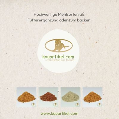 Thumbnail 4: kauartikel.com Hühner-Mehl - Hühner-Fleisch, gemahlen - Nahrungsergänzung - BARF-Zusatz - zum Backen von Hundekeksen