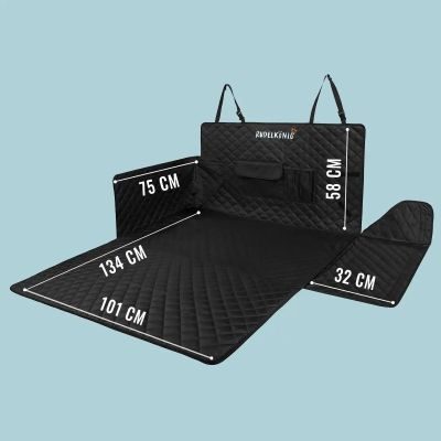 Thumbnail 5: Rudelkönig Kofferraumschutz Hund mit Ladenkantenschutz Universal Hundedecke Auto