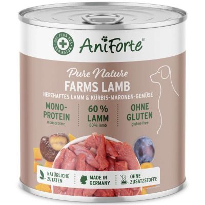 Thumbnail 10: AniForte Nassfutter FarmsLamb – "Lamm mit Kürbis"