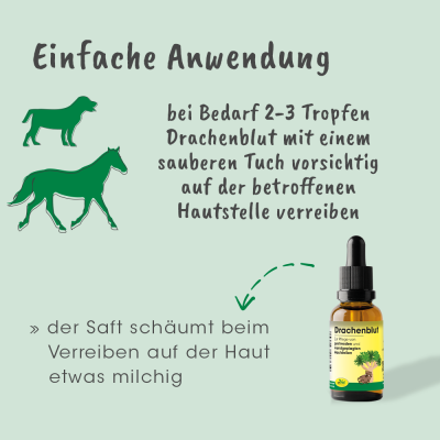 Thumbnail 7: cdVet Drachenblut 20 ml – Natürliches Harz (Sangre de Drago) zur Hautpflege bei Tieren