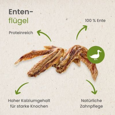 Thumbnail 5: kauartikel.com Enten-Flügel - Hunde-Kauartikel - Hunde-Snack - Kausnack - Leckerli